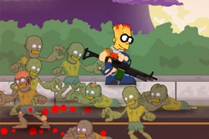 Simpson tiêu diệt zombie