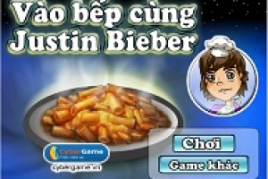 Vào bếp cùng Justin Bieber