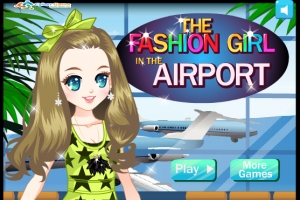 Cô gái tại sân bay